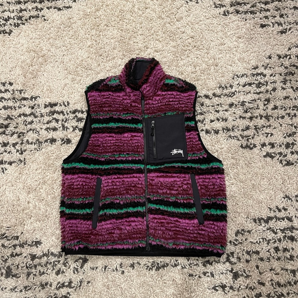 stussy sherp vest